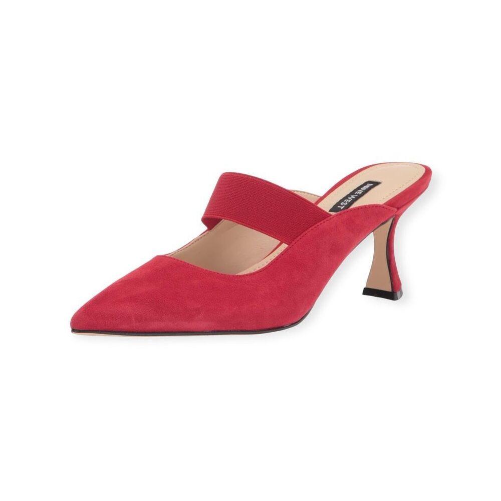 NINE WEST Women’s Red Suede  “Watch It” Pump Size 9.5M